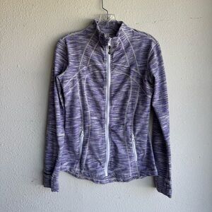 Lululemon Define Jacket size 10 Purple Space-Dyed